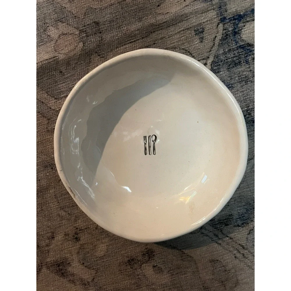 Original Vintage Rae Dunn Icon Pasta Bowl
